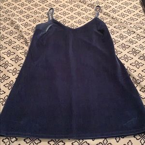 Blue Velvet Hollister Mini Dress